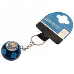 Manchester City FC Football Key Ring