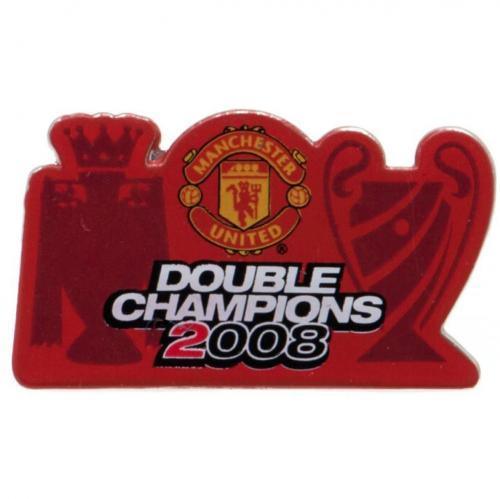 Manchester United FC Double Champions Badge - Sporty Magpie