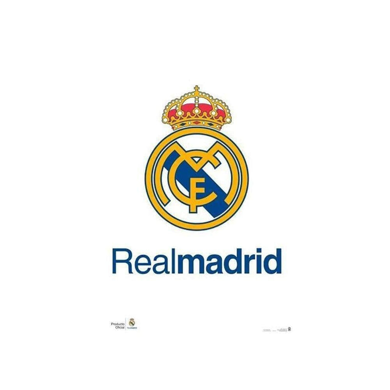 Real Madrid FC Poster Crest 2 - Sporty Magpie
