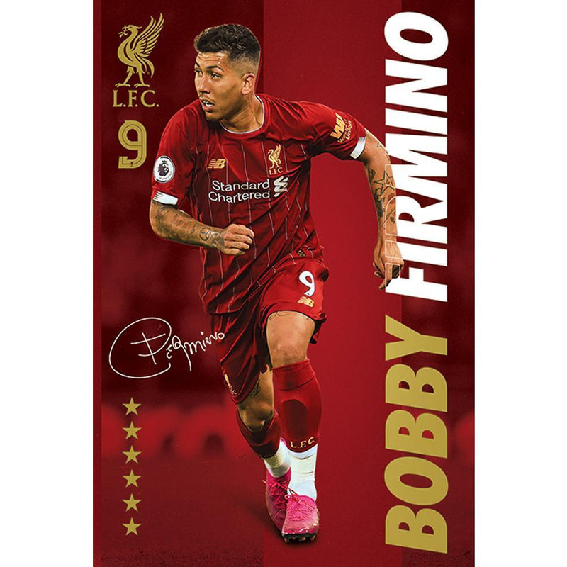 Liverpool FC Poster Firmino 35 - Sporty Magpie