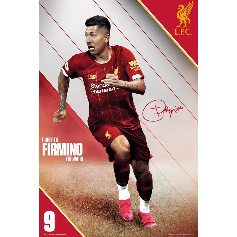 Liverpool FC Poster Firmino 17 - Sporty Magpie