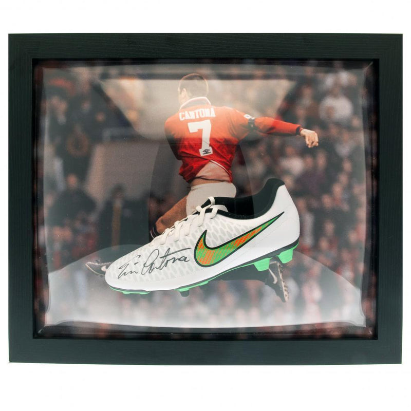 Manchester United FC Cantona Signed Boot (Framed) - Sporty Magpie
