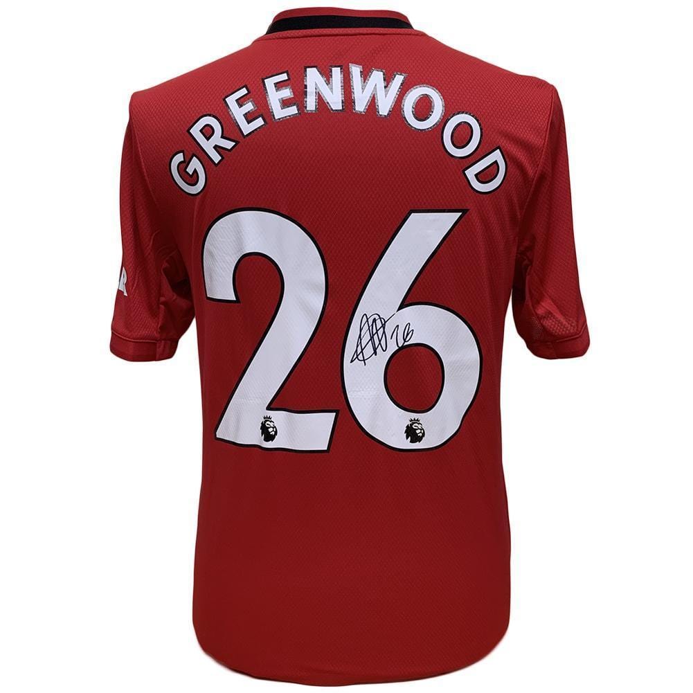 Manchester United FC Greenwood Signed Shirt - Sporty Magpie