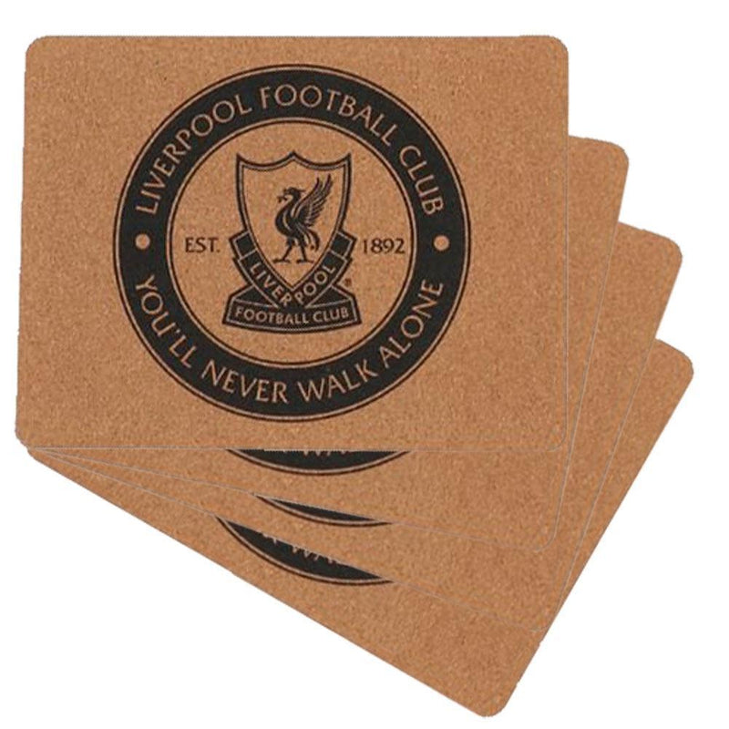 Liverpool FC 4pk Cork Placemat Set