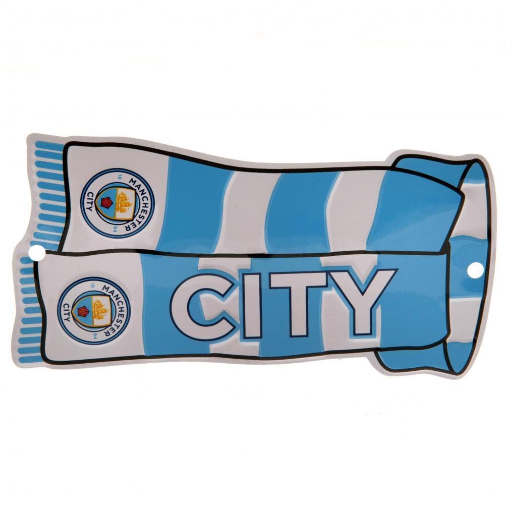 Manchester City FC Show Your Colours Window Sign - Sporty Magpie