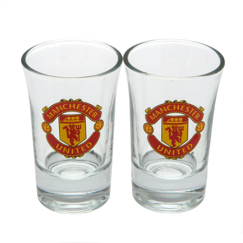 Manchester United FC 2pk Shot Glass Set