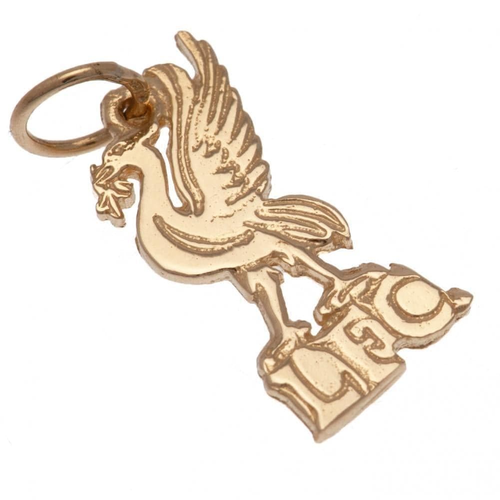 Liverpool FC 9ct Gold Pendant Liverbird Small Sporty Magpie