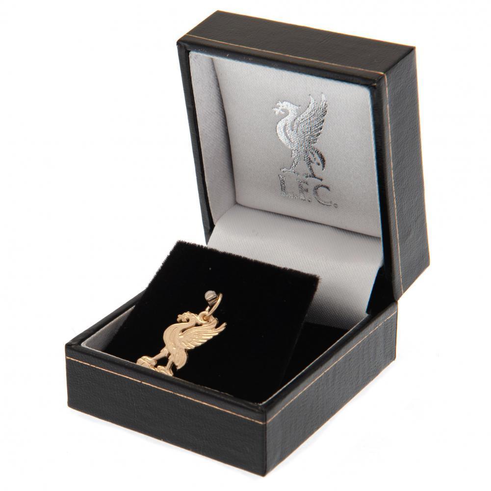Liverpool FC 9ct Gold Pendant Liverbird Small Sporty Magpie