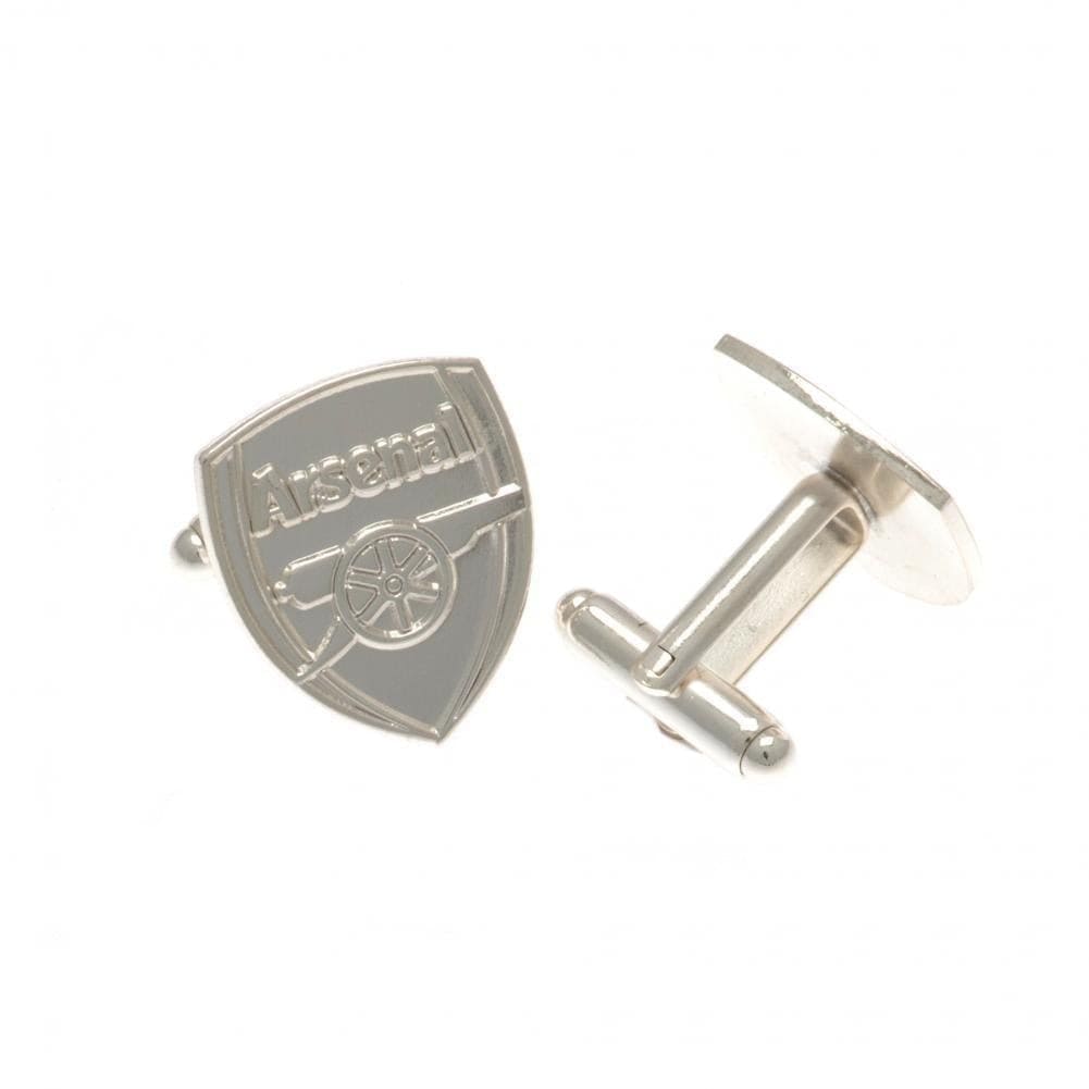 Arsenal FC Silver Plated Formed Cufflinks - Sporty Magpie