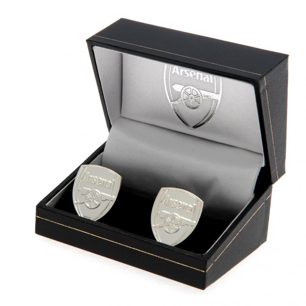 Arsenal FC Silver Plated Formed Cufflinks - Sporty Magpie
