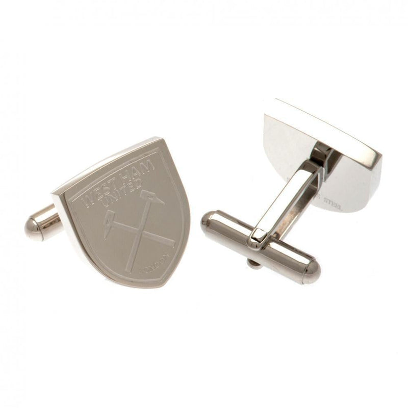 West Ham United FC Stainless Steel Formed Cufflinks