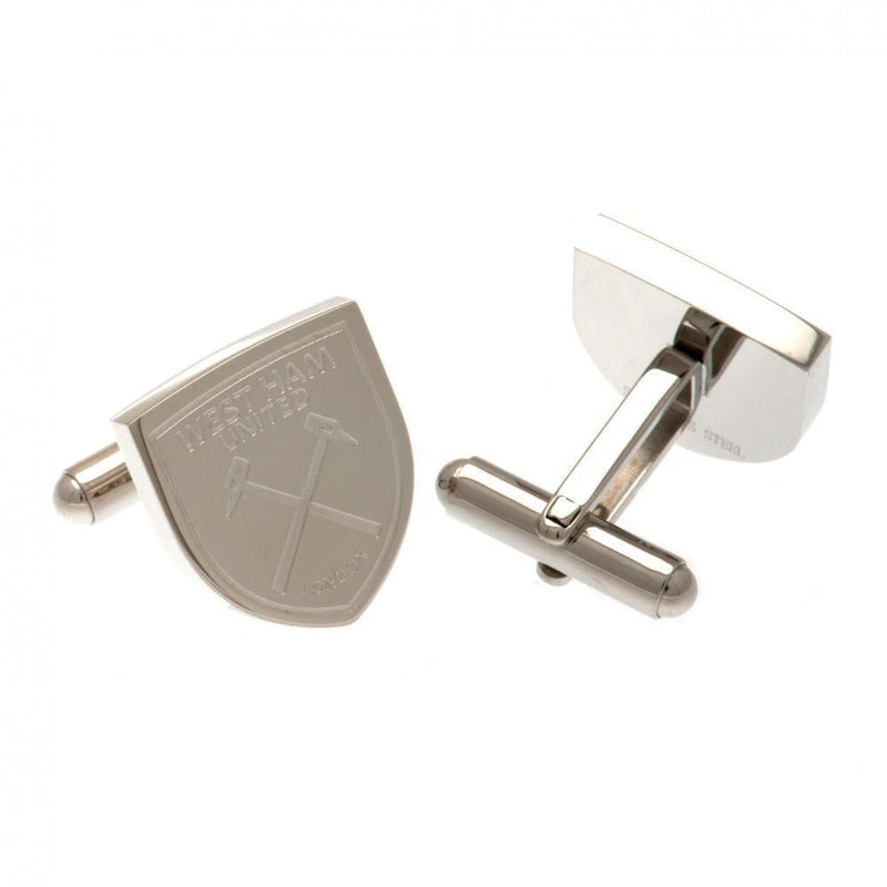 West Ham United FC Stainless Steel Formed Cufflinks - Sporty Magpie