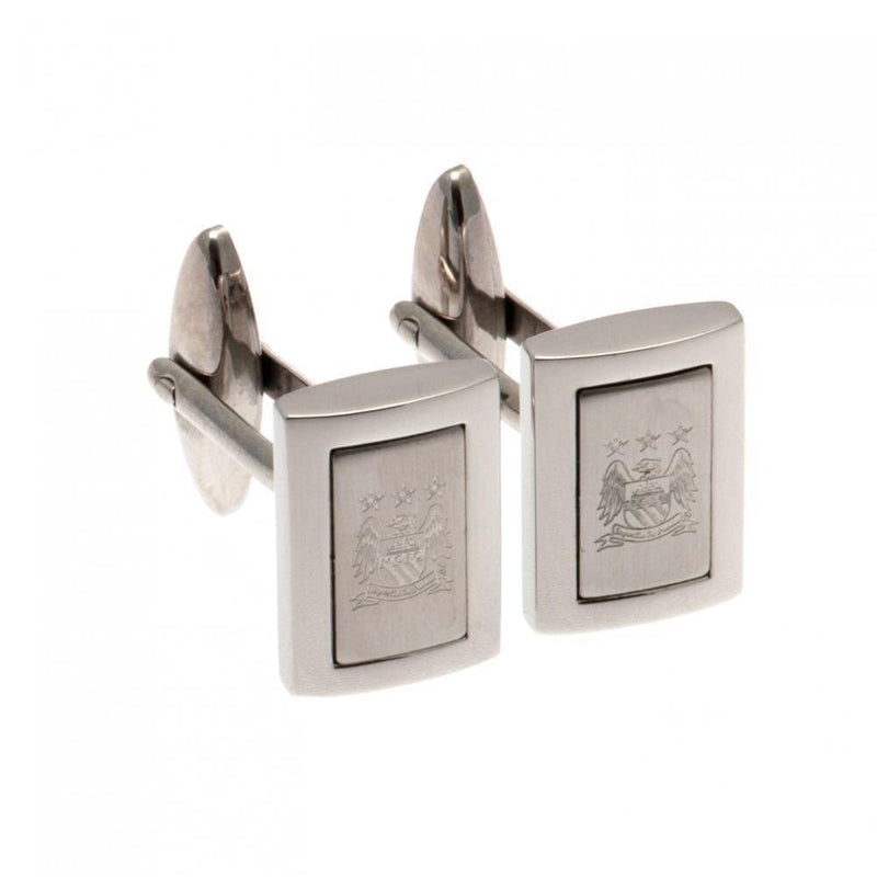Manchester City FC Stainless Steel Framed Cufflinks EC - Sporty Magpie