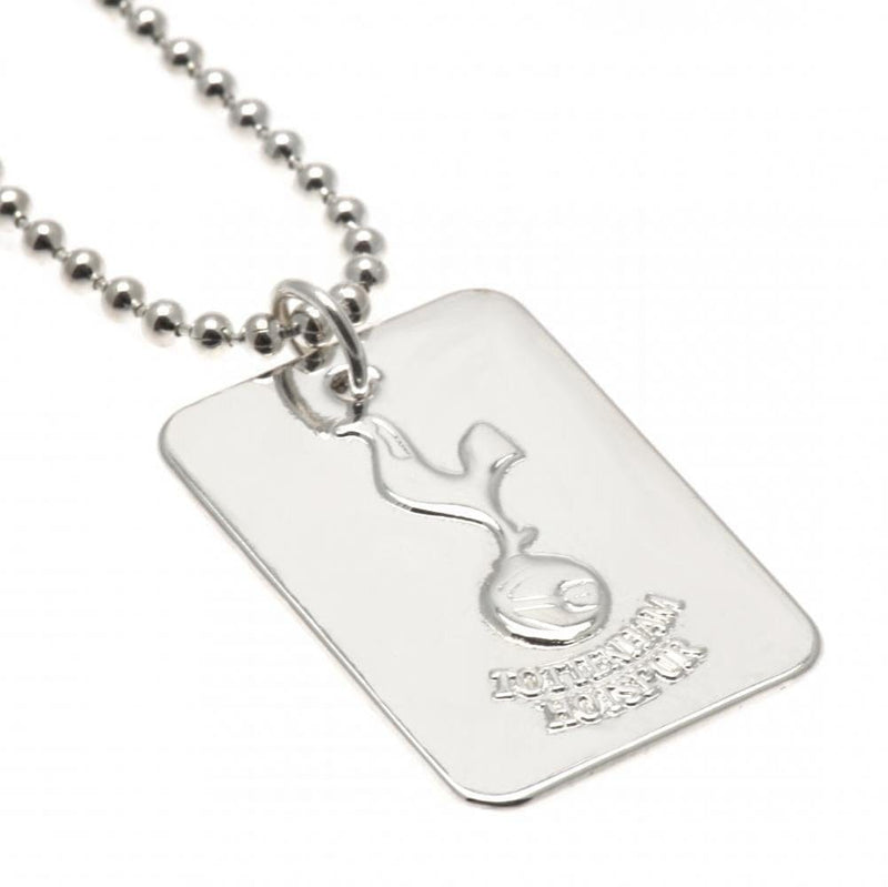 Tottenham Hotspur FC Silver Plated Dog Tag & Chain - Sporty Magpie