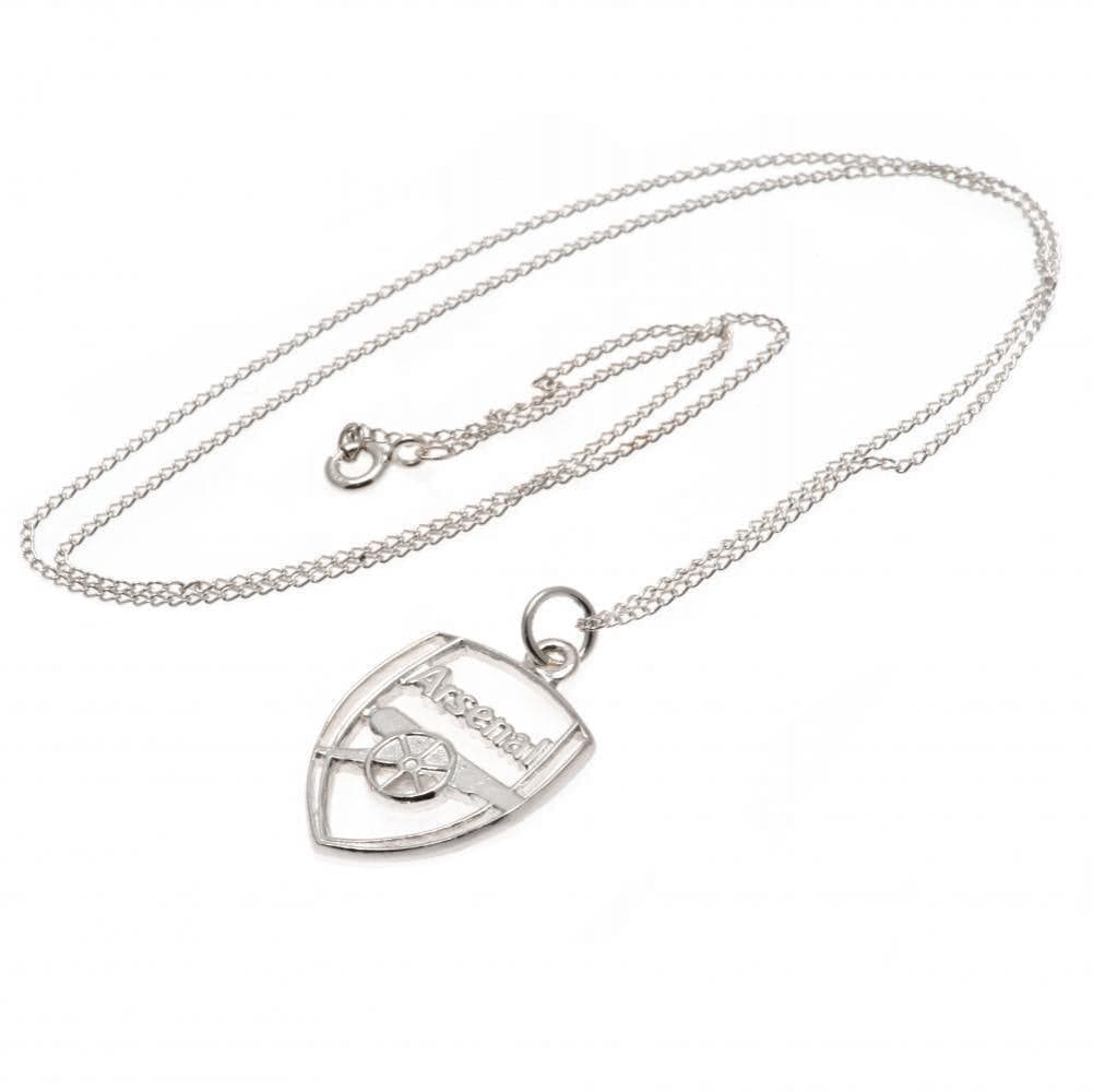Arsenal FC Sterling Silver Pendant & Chain CR - Sporty Magpie