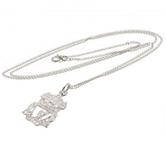 Liverpool FC Sterling Silver Pendant & Chain CR