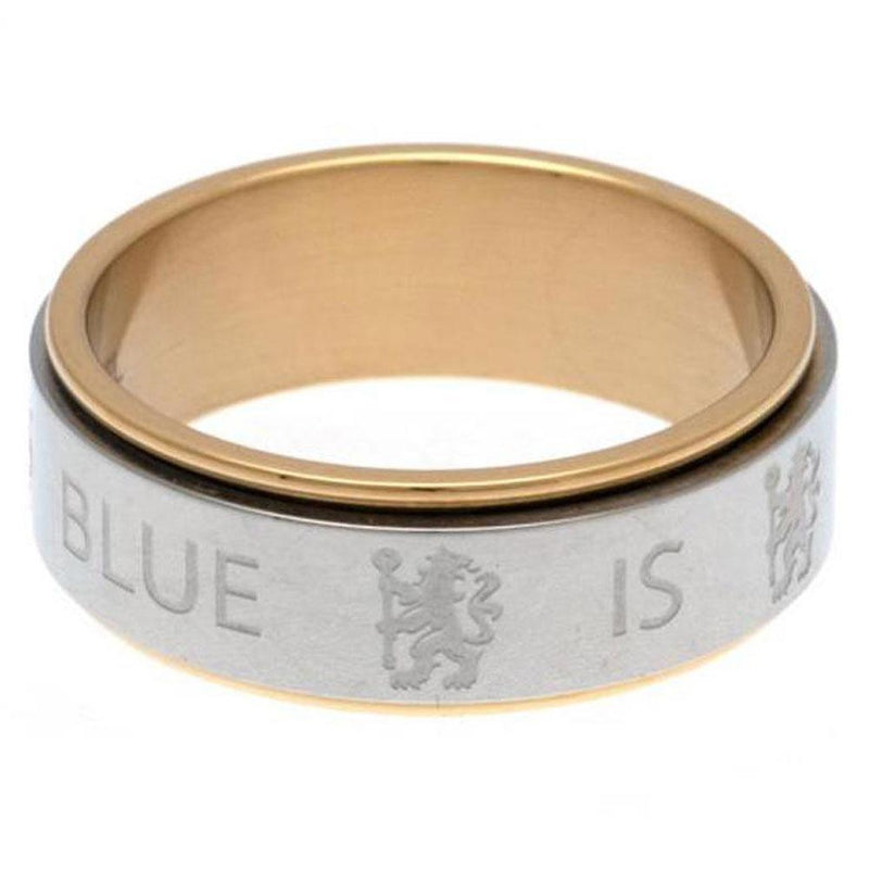 Chelsea FC Bi Colour Spinner Ring