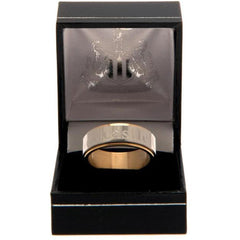Newcastle United FC Bi Colour Spinner Ring - Sporty Magpie
