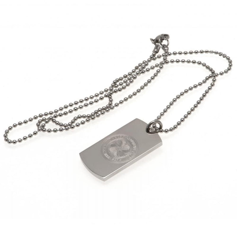 Celtic FC Engraved Dog Tag & Chain - Sporty Magpie