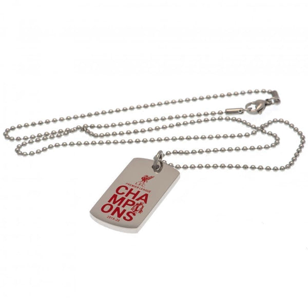 Liverpool FC Premier League Champions Colour Crest Dog Tag – Sporty Magpie