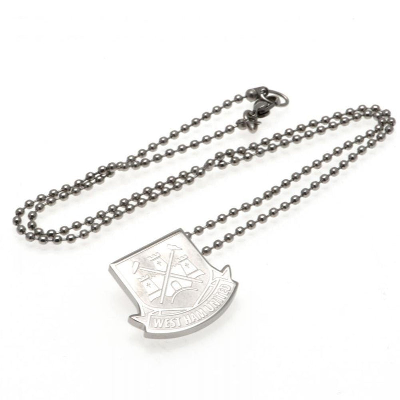 West Ham United FC Stainless Steel Pendant & Chain CT LG - Sporty Magpie