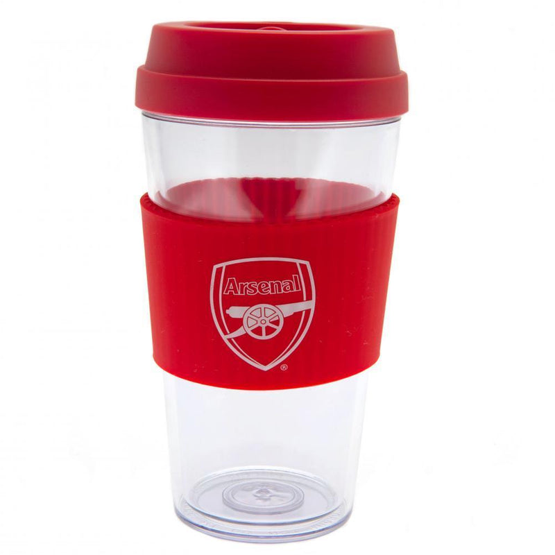 Arsenal FC Clear Grip Travel Mug - Sporty Magpie
