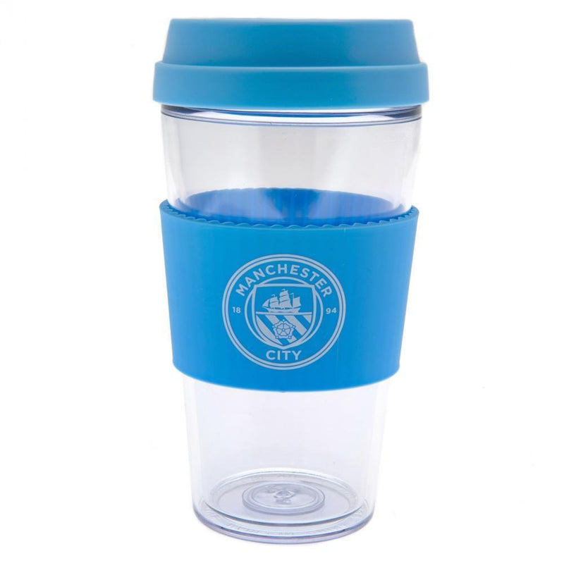 Manchester City FC Clear Grip Travel Mug - Sporty Magpie
