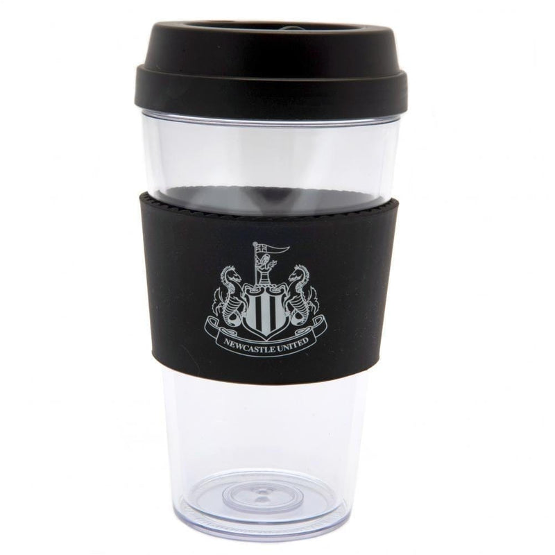Newcastle United FC Clear Grip Travel Mug - Sporty Magpie