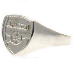 Arsenal FC Silver Plated Crest Ring - Sporty Magpie