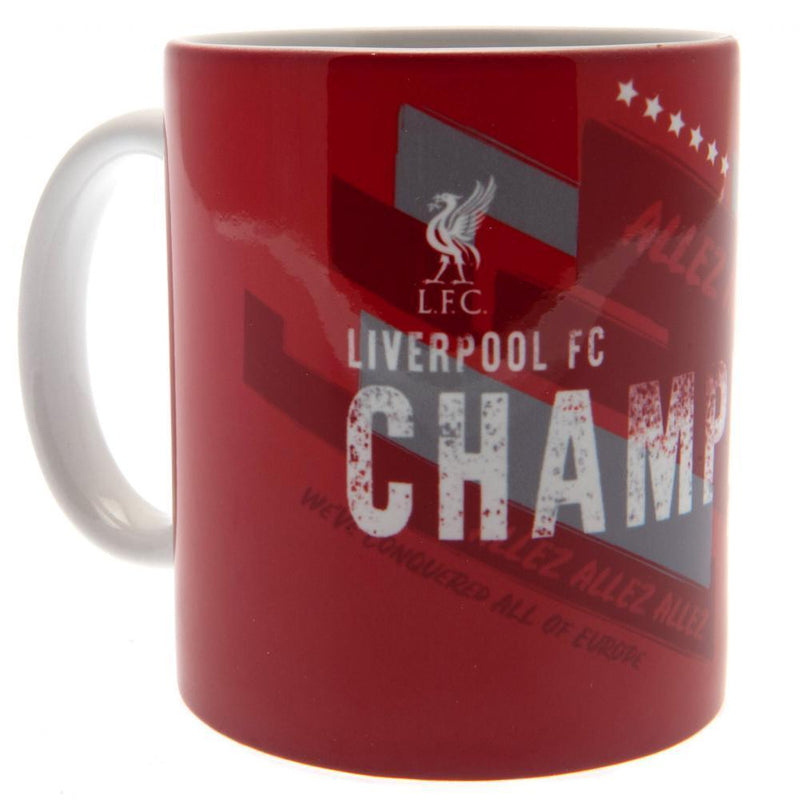 Liverpool FC Champions Of Europe Mug - Sporty Magpie