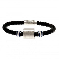Everton FC Colour Ring Leather Bracelet - Sporty Magpie