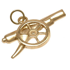 Arsenal FC 9ct Gold Pendant Cannon - Sporty Magpie