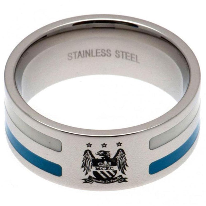 Manchester City FC Colour Stripe Ring EC