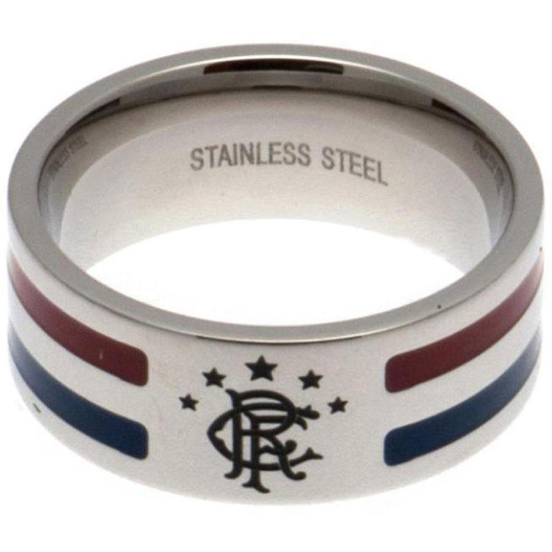 Rangers FC Colour Stripe Ring - Sporty Magpie
