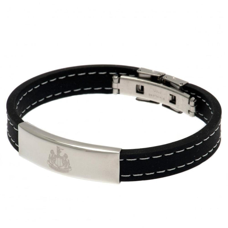 Newcastle United FC Stitched Silicone Bracelet - Sporty Magpie