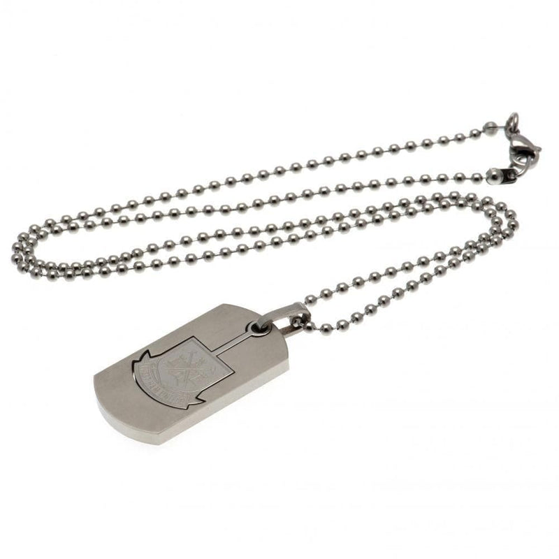 West Ham United FC Dog Tag & Chain CO CT