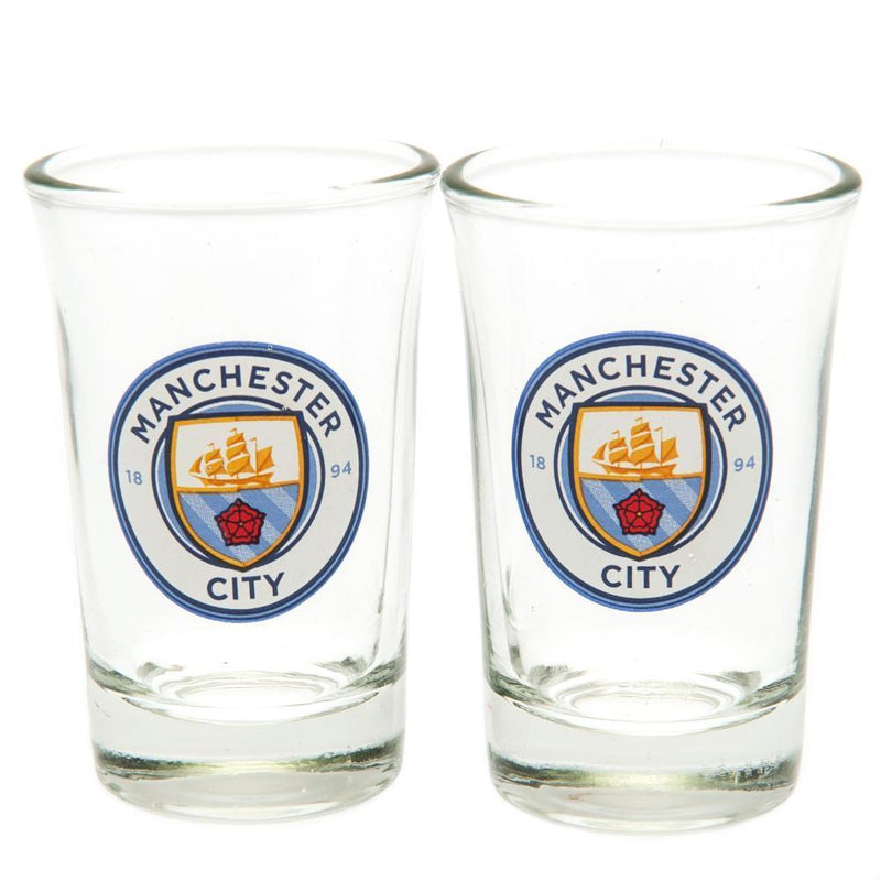 Manchester City FC 2pk Shot Glass Set - Sporty Magpie