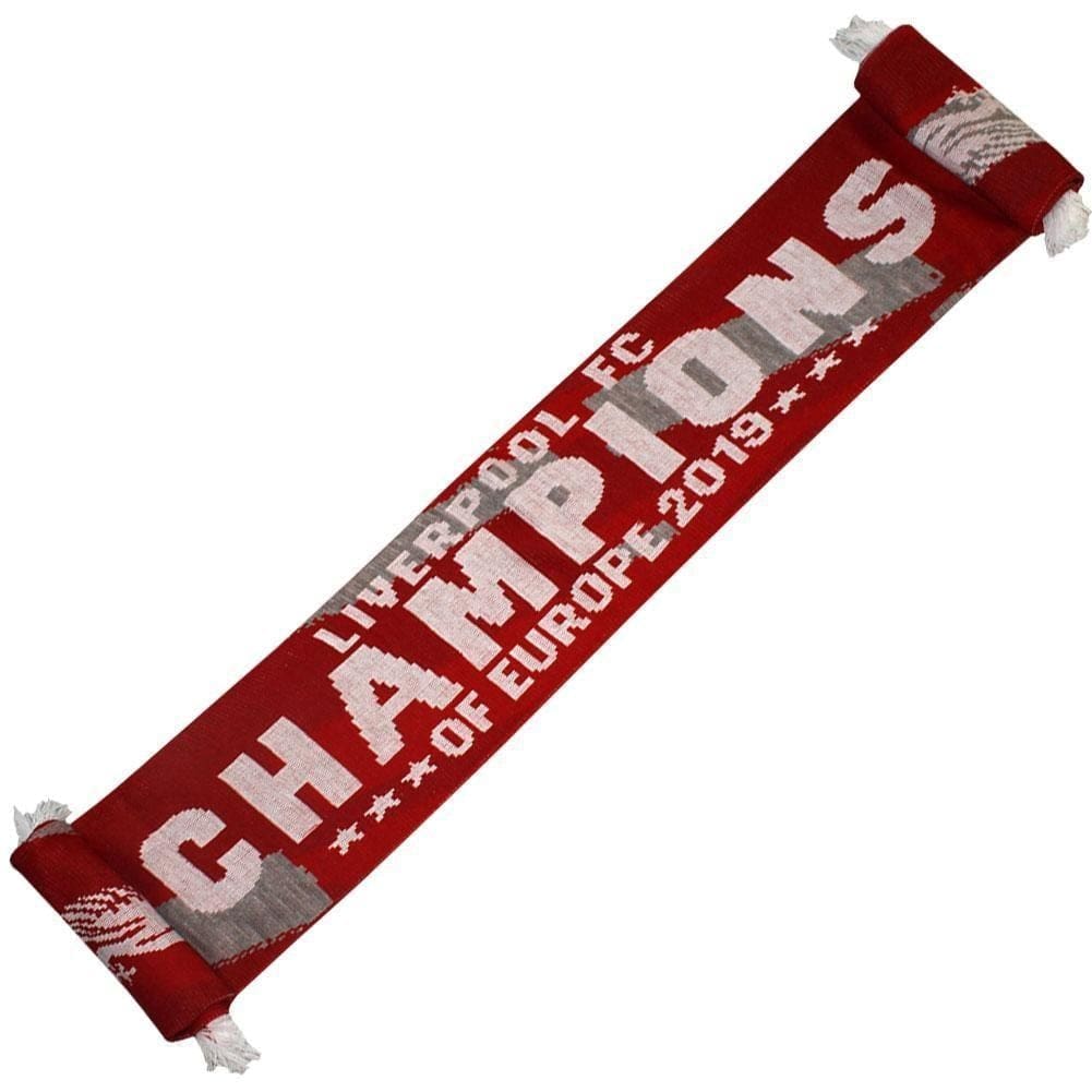 Liverpool FC Champions Of Europe Scarf RG - Sporty Magpie