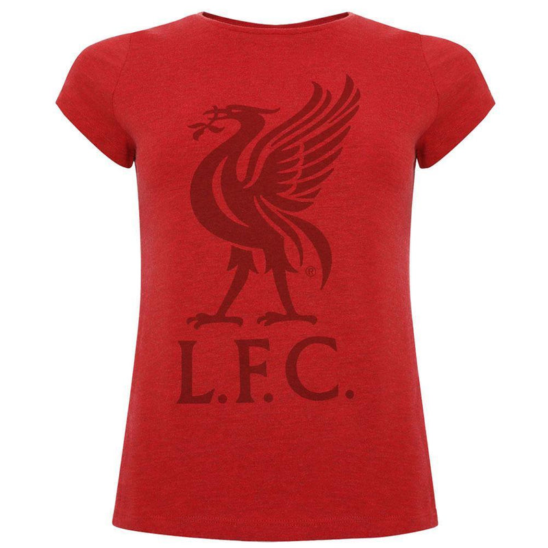 Liverpool FC Liverbird Red Ladies T Shirt