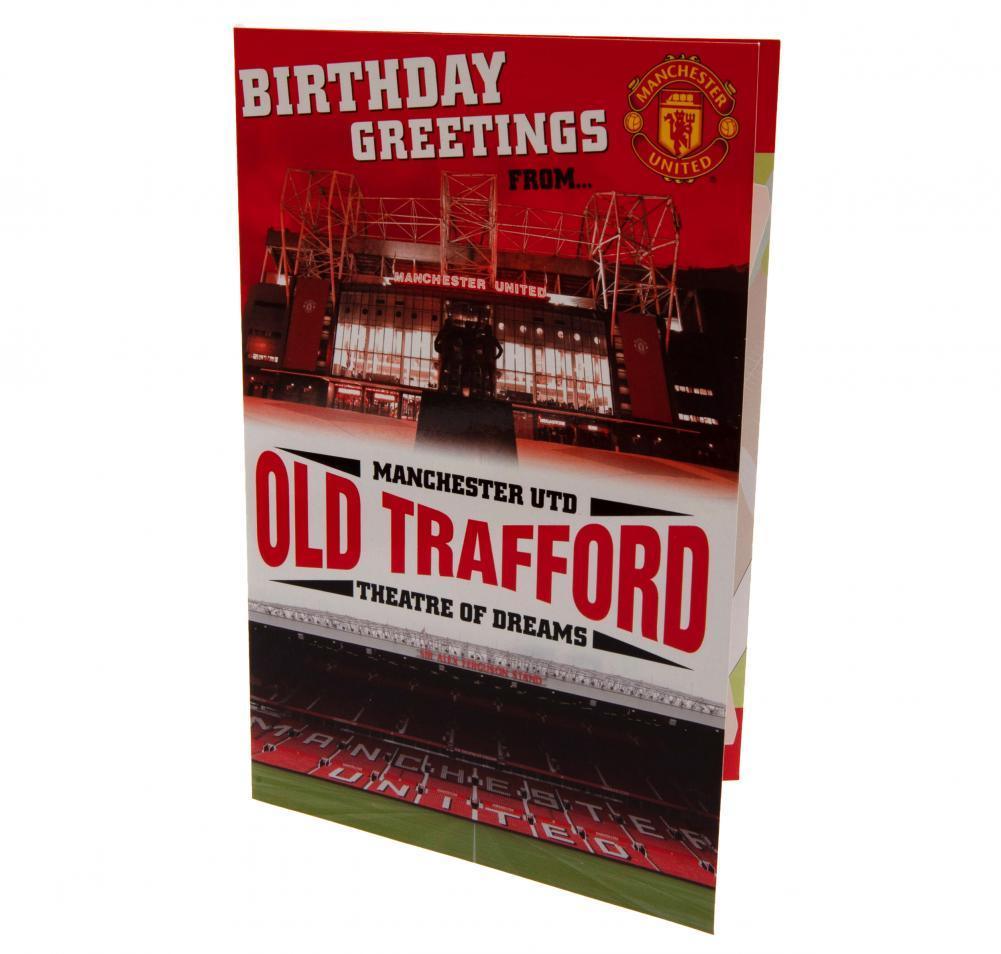 Manchester United FC Pop-Up Birthday Card - Sporty Magpie
